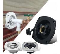 Valvola di ritegno con funzione di riduzione della pressione per sistemi idrici camper e yacht, compatibile con varie linee di ingresso dell'acqua (nero)