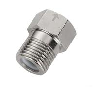 Valvola di ritegno da 1/2 pollici in acciaio inossidabile unidirezionale valvola di non ritorno per tubi dell'acqua idraulici anti riflusso secchio WC cisterna bagno cucina 33 mm (2)
