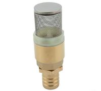 Valvola di ritegno di non ritorno in ottone con filtro in acciaio inossidabile per collegamento tubo irrigazione giardino 19 mm 25 mm 3/4 pollici 1 pollice (1" valvole + diametro 25 mm)