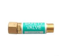 Valvola di ritegno Flashback per uso acetilene, G3/8 o M16X1 5, costruzione in rame, dispositivo di sicurezza per applicazioni industriali (C)