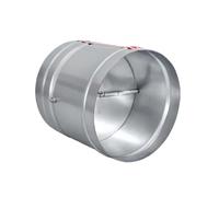 Valvola Di Ritegno For Condotti Dell'aria Tonda Zincata Da 80-300 Mm, Serranda Ermetica For Sistemi Di Ventilazione, Valvola A Saracinesca Di Non Ritorno(Diameter 80mm)