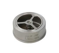 Valvola di ritegno H71W DN15 DN20 DN25 DN32 DN40 DN50 DN65 SUS 304 201 Valvola di ritegno a molla ultrasottile a clip unidirezionale 1 pezzo (201, DN20)
