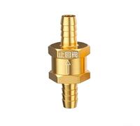 Valvola di ritegno in lega di alluminio dorata, regolatore di pressione anti riflusso per sistema frenante, valvola dell'aria e controllo del flusso dell'irrigatore, raccordo filettato per tubo (10 mm