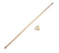 Valvola di ritegno in lega di rame a 2 porte con tubo di scarico da 600 mm per sostituzione compressore d'aria (600 mm)