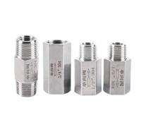 Valvola di ritegno in linea 304 in acciaio inox 304 non ritorno da 1/8", 1/8", 1/8", 1/8", 1/8", 1/2", NPT femmina a maschio