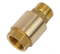 Valvola di ritegno in ottone resistente progettata per fermare il flusso inverso nei sistemi idraulici con pressione nominale di 1,5 mpa e acciaio inossidabile per tubi del carburante o dell'olio da 1