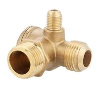 Valvola di ritegno in ottone valvola a tre vie compressore d'aria piccola pompa ad aria pistone accessori linea retta