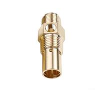 Valvola di ritegno in ottone zincato NPT maschio G3/8 per compressore d'aria con porta scaricatore (ottone)
