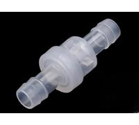 Valvola di ritegno in plastica da 12 mm a direzione singola per pompa dell'aria dell'acquario e linea del carburante, prevenzione del riflusso in linea per acquari, auto, barca, camper e sistemi