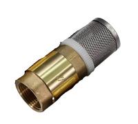 Valvola di ritegno in rame 1/2" 3/4" 1" valvola di ritegno in ottone con filtro anti riflusso irrigazione unidirezionale pompa autoadescante adattatore di controllo del flusso d'acqua (valvola di