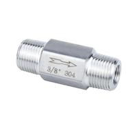 Valvola di ritegno maschio uguale da 1/4" 3/8" 1/2" BSPT Valvola di non ritorno unidirezionale Acciaio inossidabile 304 Acqua Gas Olio(3/8")