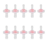 Valvola di ritegno monouso, 10 pezzi, membrana di arresto dell'acqua PP, connettori per tubi per l'industria alimentare e delle bevande in acquari (da 5 a 7 semplici guide)