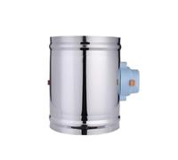 Valvola di ritegno motorizzata per condotto d'aria elettrico 100-400 mm, valvola HVAC, ammortizzatore motorizzato per valvola del tubo di ventilazione con attuatore 1N/14N AC220V AC24V DC12V DC24V (1N