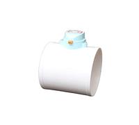 Valvola di ritegno motorizzata valvola aria elettrica serranda HAVC in plastica PVC tubo 75/110/160/200mm 220V 12V 24V 1 pz(220VAC,110mm)