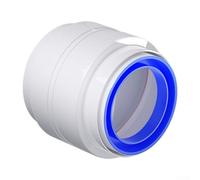 Valvola di ritegno per bagno in ABS per tubi in PVC da 75 mm a 110 mm, chiusura automatica a gravità e guarnizione a molla e barriera contro l'umidità, bianco Ventila