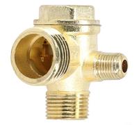 Valvola di ritegno per compressore d'aria, configurazione a 3 vie, con materiale in lega di zinco, componente essenziale per una gestione efficiente del flusso d'aria