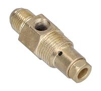 Valvola di Ritegno per Compressore D'aria, Valvola Diritta a 1 Via in Metallo 21mmx16mmx10mm, Facilmente Installabile con Tubo di Scarico Z-0.036