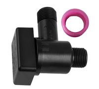 Valvola di ritegno per interruttore sottovuoto per , valvola di ritegno nera per serbatoio di ricambio, accessorio per il controllo del flusso d'acqua dolce, parte idraulica anti-riflusso per