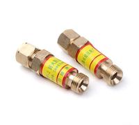 Valvola di ritegno per ossigeno, acetilene, per torce di saldatura a gas e riduttore di pressione, filettatura M16 x 1,5, accessorio di sicurezza per la prevenzione di incendi (valvole di ritegno in