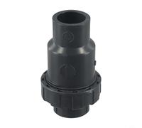 Valvola di ritegno per piscina in PVC da 32 mm, valvola di ricambio anti riflusso, sistema di controllo unidirezionale per il trattamento dell'acqua della piscina a terra dello stagno