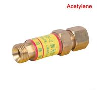 Valvola di ritegno per riduttore di pressione per utilizzo in sistemi di saldatura e taglio di ossigeno e acetilene (valvole di ritegno acetilene)