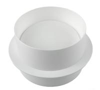 Valvola di ritegno per tubi di ventilazione rotondi in materiale PVC, utilizzata per ventilatori da bagno per gestire la direzione dell'aria nei sistemi domestici (120 mm)