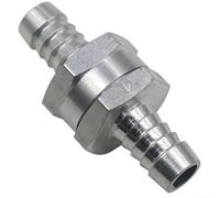 Valvola di ritegno unidirezionale in linea, per sistemi di carburante o acqua, compatibile con tubi da 6 mm, 8 mm, 10 mm, 12 mm, per motori e impianti idraulici domestici (10 mm)