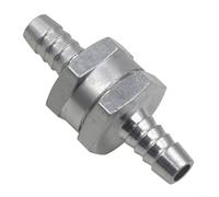Valvola di ritegno unidirezionale in linea, per sistemi di carburante o acqua, compatibile con tubi da 6 mm, 8 mm, 10 mm, 12 mm, per motori e impianti idraulici domestici (8 mm)