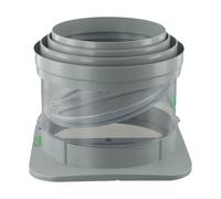 Valvola di ritegno unidirezionale per bagno e per tubi di ventilazione cucina