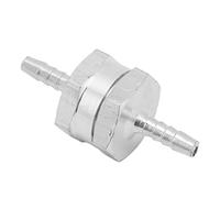 Valvola di Ritegno Unidirezionale, Yosoo Valvola di Ritegno Unidirezionale di Non Ritorno Lega di Alluminio Universale per Carburante ina Olio ina Acqua(4mm)