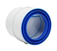 Valvola Di Ritegno, Valvola Di Ritegno Ventola Di Scarico In PVC Valvola Di Ritegno For Tubo Tondo 75/110 Mm Griglia Di Ventilazione Del Condotto Dell'aria For Accessori Da Cucina Bagno Bianco ( Color