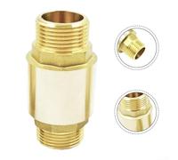 Valvola di ritegno verticale in ottone con filettatura G, DN15-DN25 valvola in linea a molla unidirezionale - per la prevenzione del riflusso dell'acqua nei sistemi idraulici e industriali (1 "-300 g)