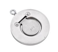 Valvola di ritegno wafer in acciaio inossidabile 304 H74W-16P - Valvola di ritegno a disco a piastra singola sottile, 1,5 pollici, tipo deflettore(2inch)