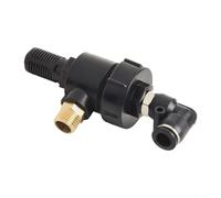 Valvola di scarico a gomito a senso singolo per cilindro di smontagomme per supportare la rimozione rapida delle perle degli pneumatici e il rilascio dell'aria (B)