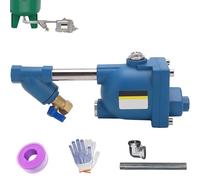 Valvola di scarico automatica a perdita d'aria zero, doppio filtro anti-intasamento, scarico automatico senza elettricità per serbatoi del compressore d'aria, 1/2 NPT(WBK-20)