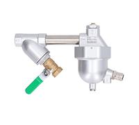 Valvola di scarico automatica per compressore d’aria con filtro, valvola di scarico in ottone per compressore d’aria, ingresso G1/2, uscita 11,85 mm, sfiato automatico in lega di a