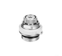 Valvola di scarico del radiatore, valvola di sfiato automatica da 1/2 pollici, valvole di scarico completamente automatiche, funzione di sfiato rapido resistente alla temperatura (1 pz)