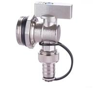 Valvola di scarico del separatore di acqua per il riscaldamento a pavimento, materiale in rame con grande capacità di flusso per supportare lo scarico dell'acqua efficiente e la stabilità del sistema