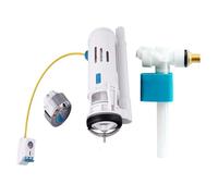 Valvola di scarico del serbatoio del WC Linear Control Toilet Fitting Outlet Valve Water Saving Flush Kit Tank Drain Fittings System(1-piece side inlet-1)