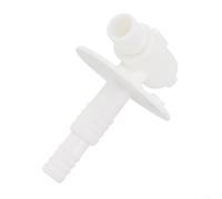 Valvola di scarico del serbatoio dell'acqua RV con flangia, costruzione in plastica, compatibile con Camco 22223 3/4 pollici o 1/2 pollici, sostituzione diretta per camper