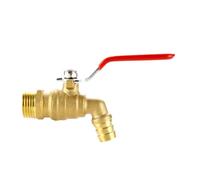 Valvola di scarico della caldaia in ottone a parete spessa, chiusura rapida dell'acqua da 1/2", 3/4" for tubazioni esterne e for climi freddi(1/2")