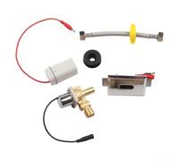 Valvola di scarico dell'orinatoio, elettrovalvola a solenoide di scarico del WC del sensore a infrarossi intelligente, completamente automatica senza contatto per WC a parete (B)