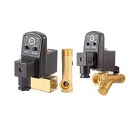 Valvola di scarico elettronica for compressore d'aria 1/2" DN15 normalmente chiusa, elettrovalvola temporizzata elettrica, interruttore automatico dell'acqua AC220V(220VAC)
