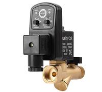 Valvola di Scarico G1/2 DN15 Valvola di Scarico Automatica Automatica, Valvola di Scarico Automatica per Compressore D'aria Valvola di Scarico Temporizzata Elettronica Ottone Ad