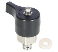 Valvola di scarico in acciaio inossidabile per spruzzatore 5900 7900, parte di ricambio per spruzzatore di vernice con finitura lucida, accessorio per valvola pompa resistente, colore argento nero