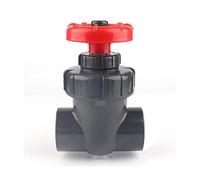 Valvola di scarico in UPVC di alta qualità for acquari - Controllo preciso del flusso, interruttore a volantino senza inclinazione, 20-63 mm, 150 PSI(Black,ID25mm)