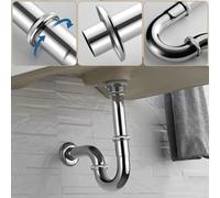 Valvola di scarico per lavandino design a strisce antiscivolo con facile install