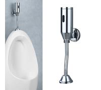 Valvola di scarico per orinatoio senza tocco interamente in rame montata a parete Bagno WC Sensore automatico intelligente Touchless 5 * 6 * 33,5 cm