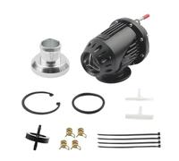 Valvola di Scarico Pressione,Pop off Turbo Valvola di scarico turbo universale in alluminio BOV(Black)