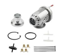 Valvola di Scarico Pressione,Pop off Turbo Valvola di scarico turbo universale in alluminio BOV(Silver)
